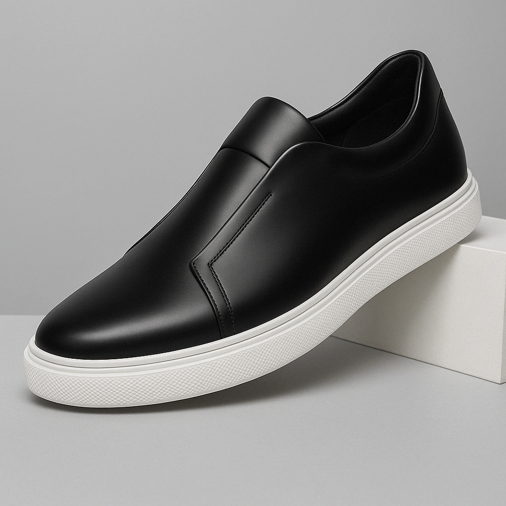 Elegant Læder Slip-On Sko