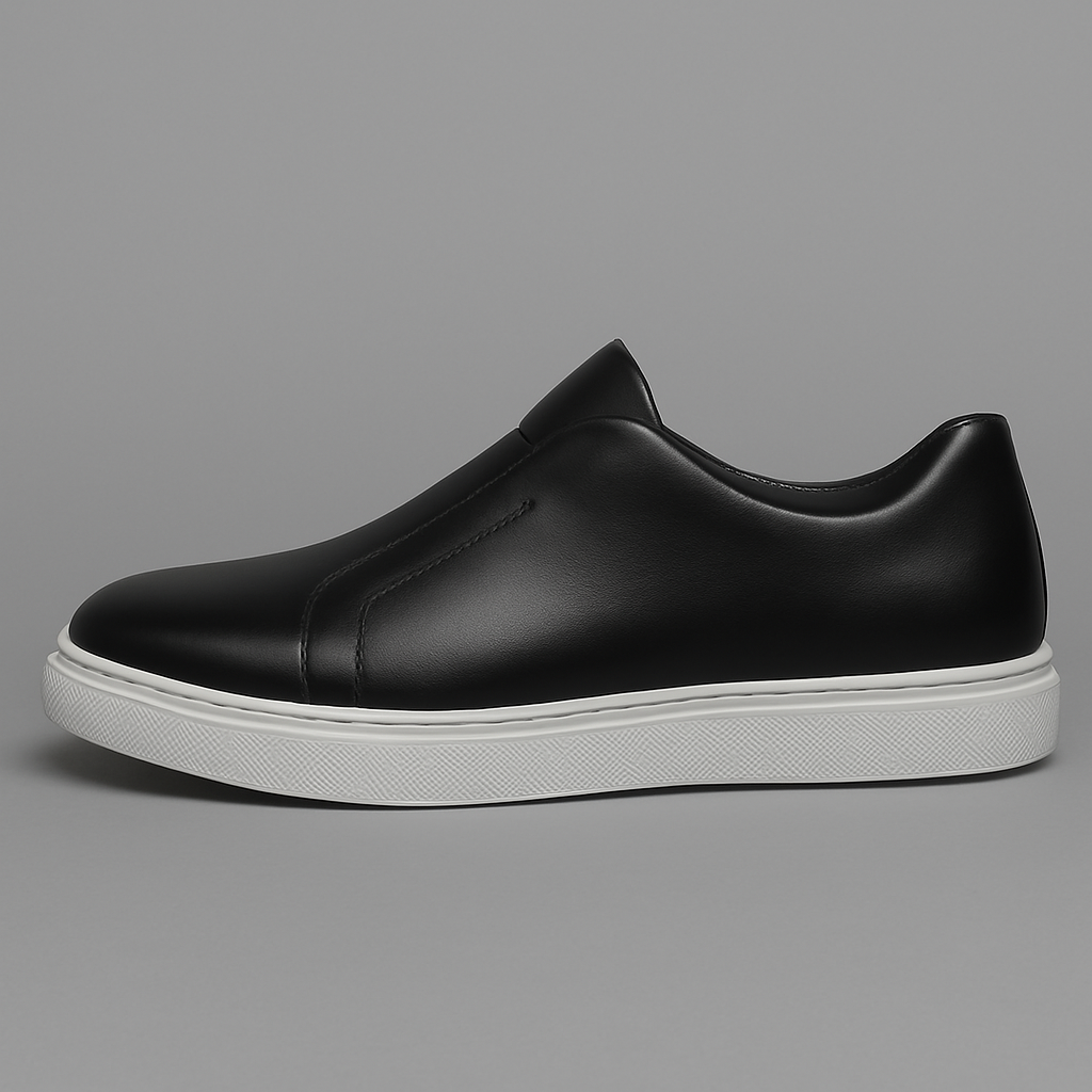 Elegant Læder Slip-On Sko