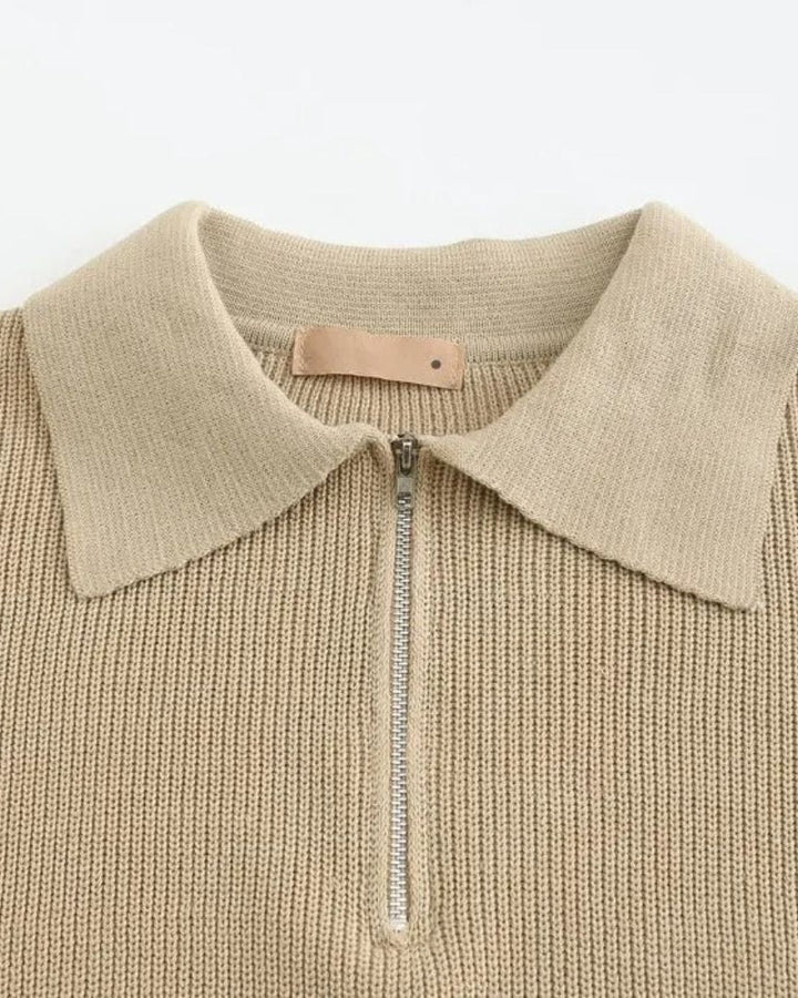 David™ | Zip Polo Pullover