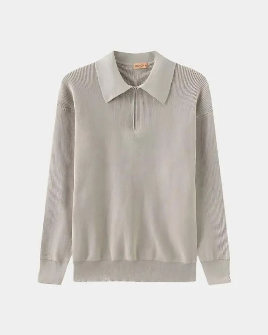 David™ | Zip Polo Pullover