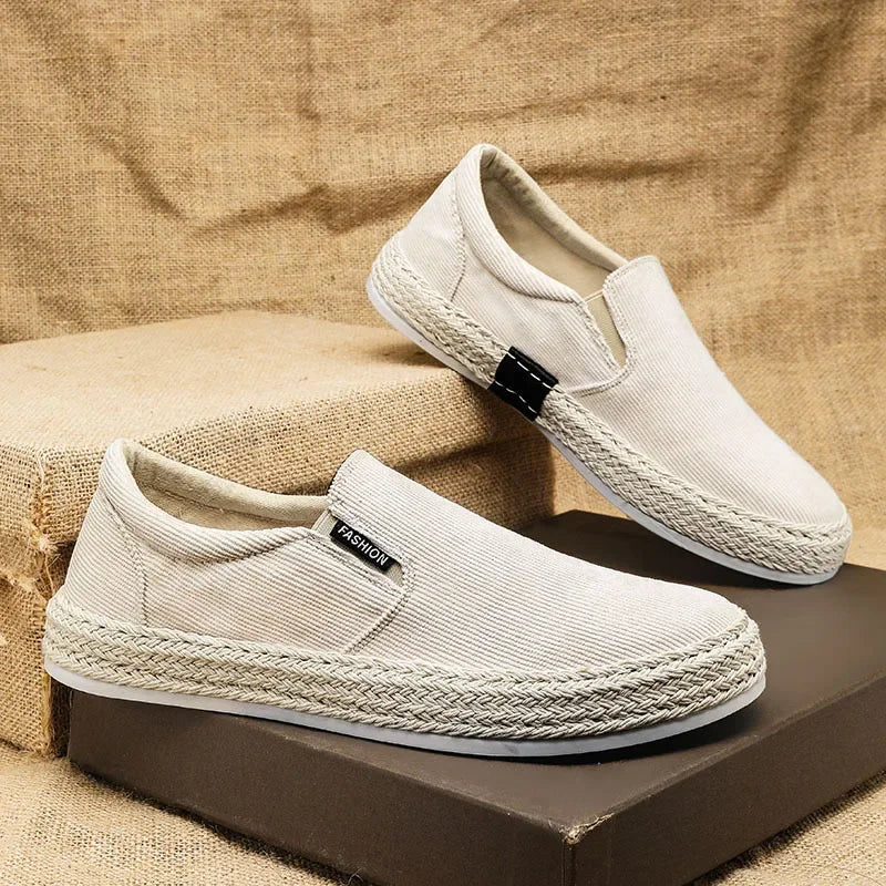 Elegant Canvas Slip-On Sko