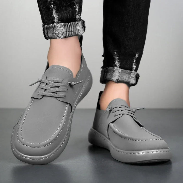 Klassiske Italienske Lædersneakers