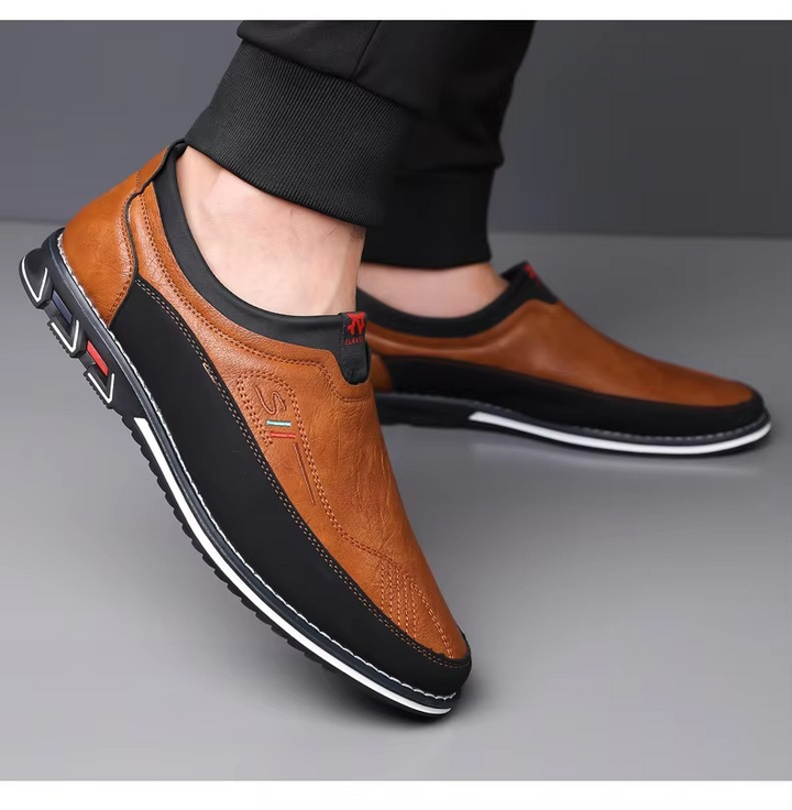 Læder Slip-On Forretningssko
