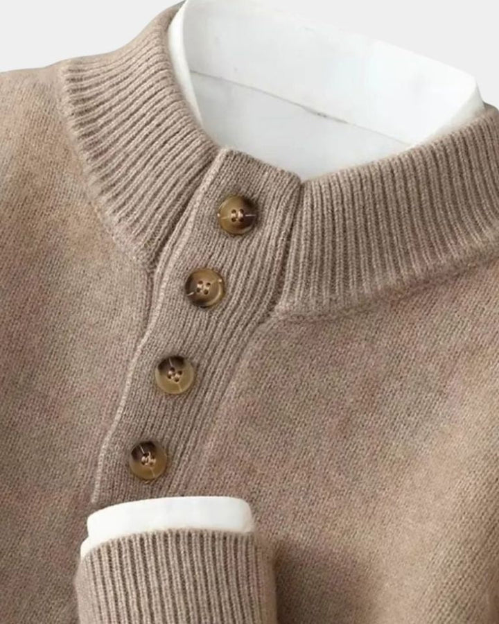 Valdemar™ | Strikjakke med Bælte